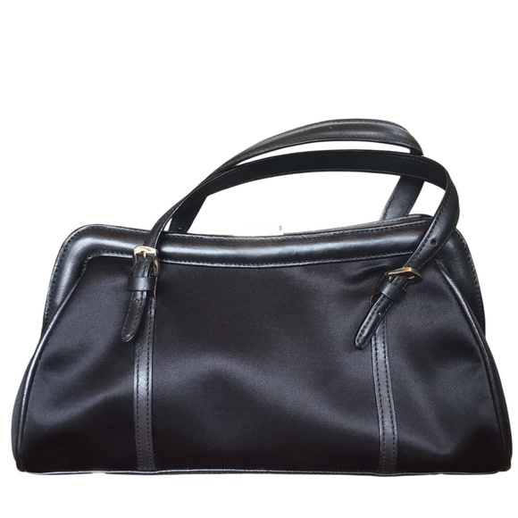 Karen Millen Black Silk Embroidered Bag - Picture 7 of 16